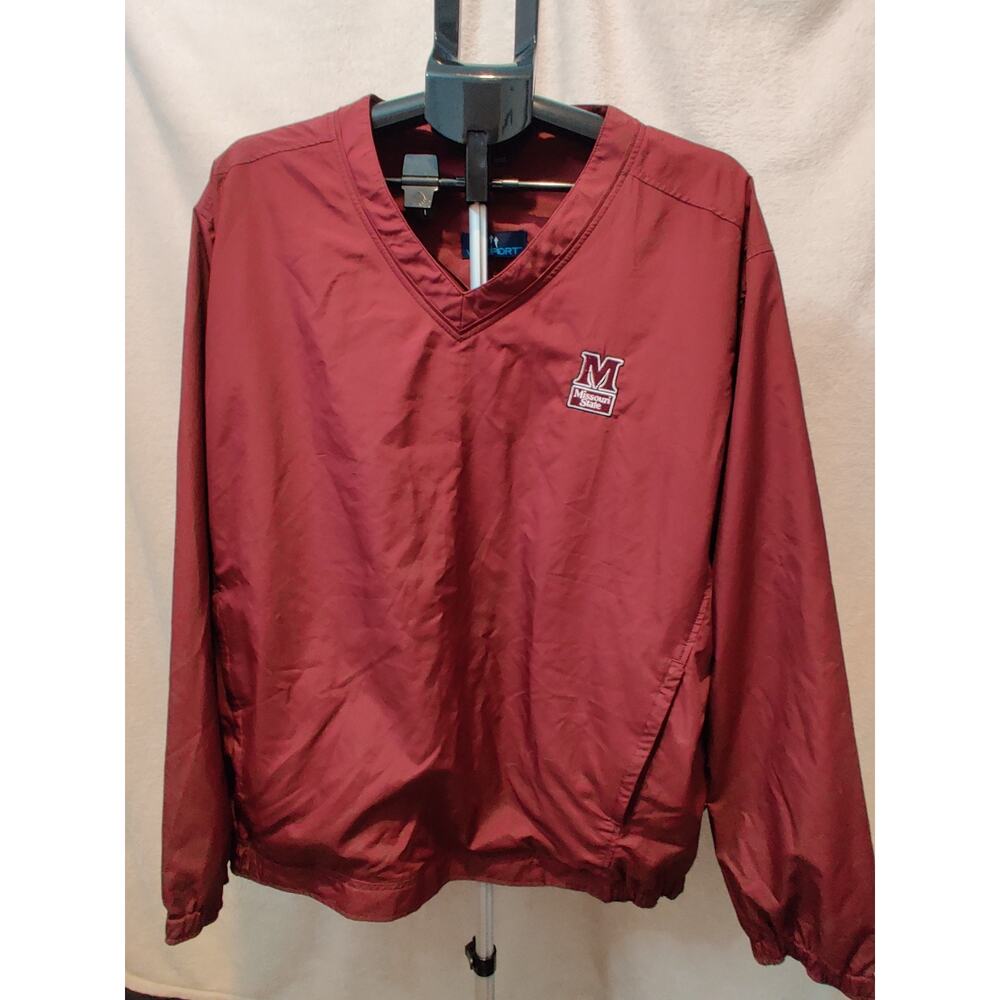 Missouri State University Bears MSU Pullover Warmup Men's Size Large Vansport - Picture 1 of 4